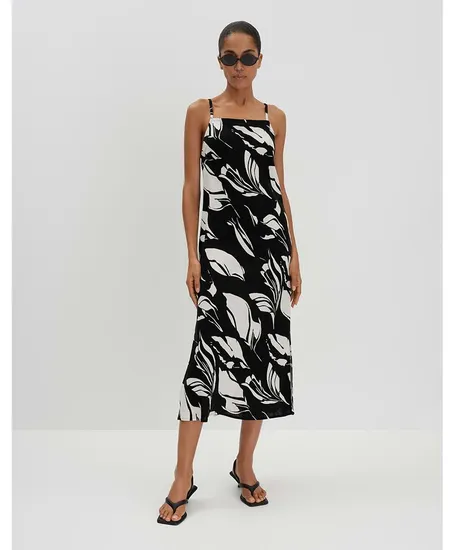 someday Midi Jurk Qualeza Floral