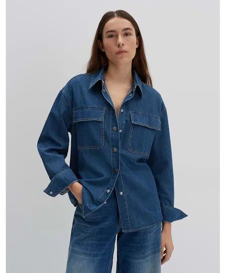 someday Spijkerblouse Zaddison