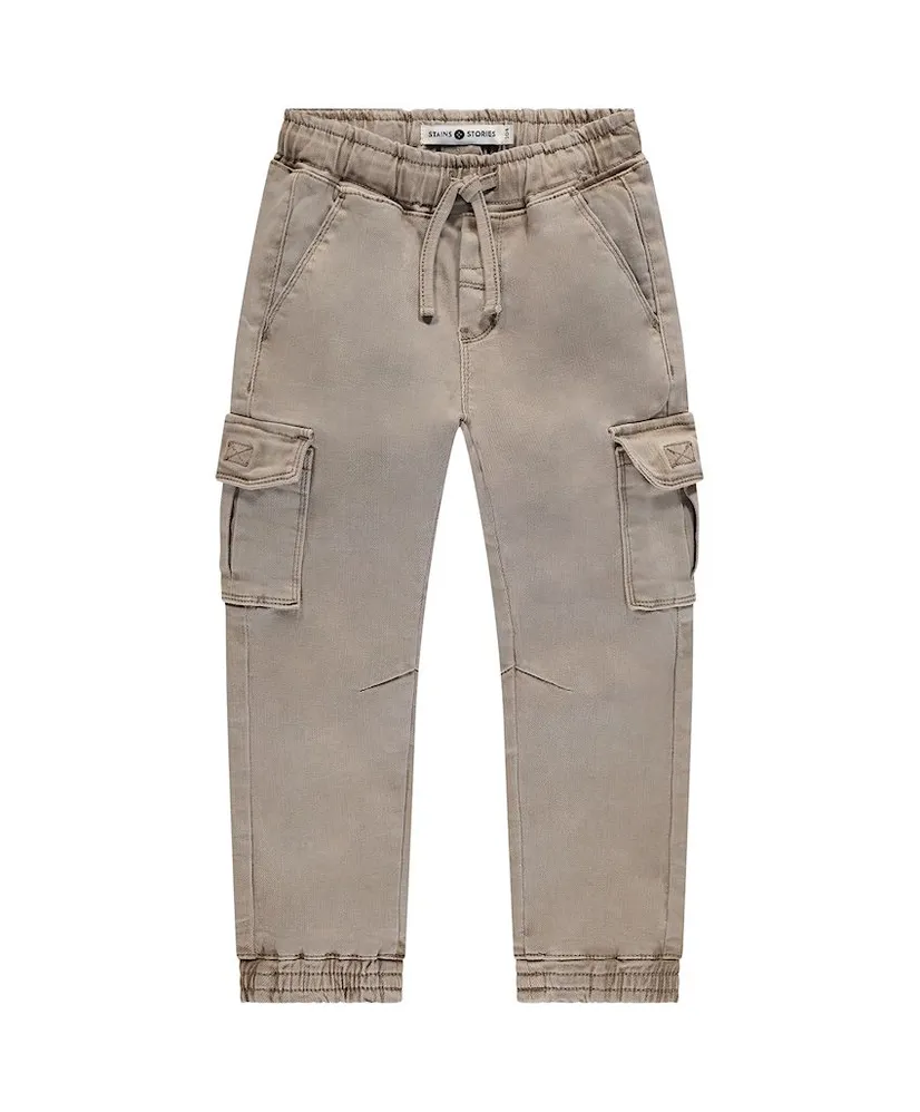 Stains & Stories Cargo Broek Verwassen