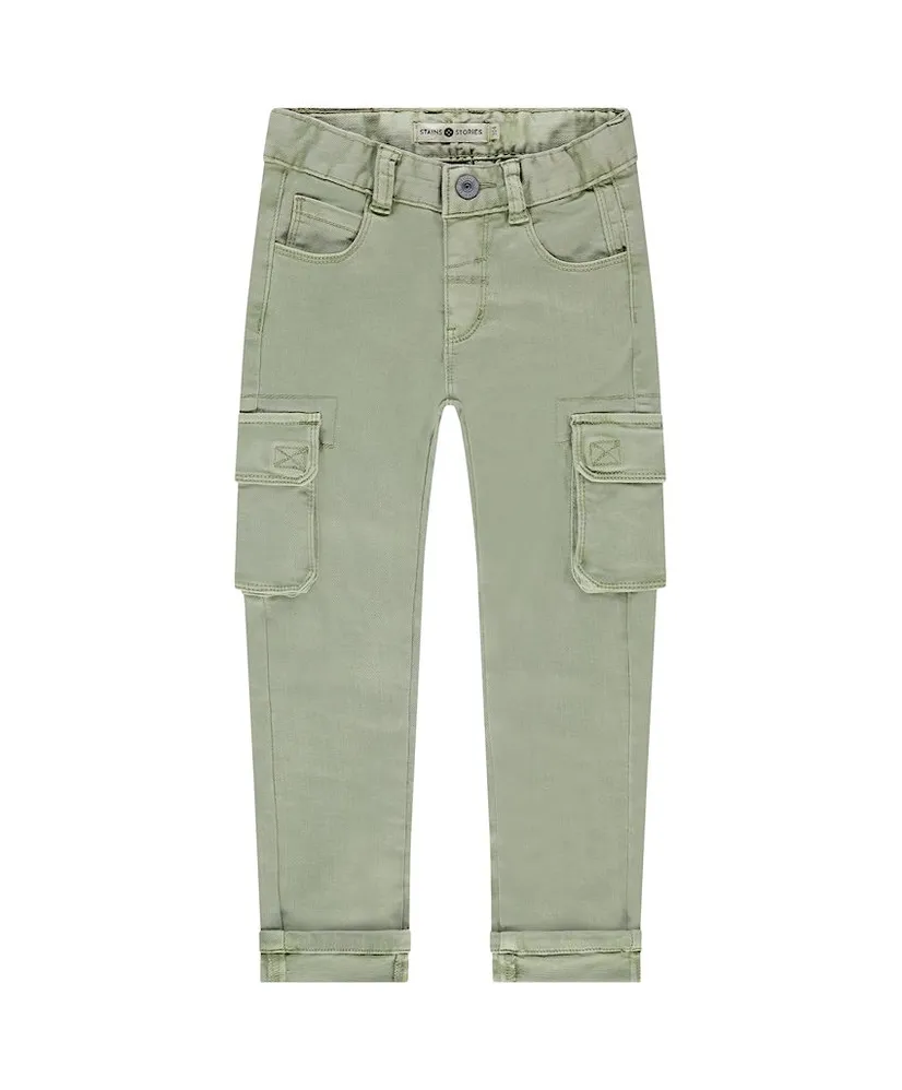 Stains & Stories Cargo Jeans Effen