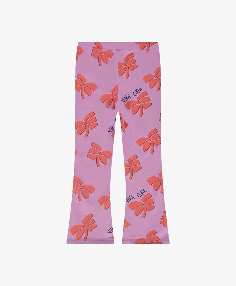 Stains & Stories Flared Broek Allover Print