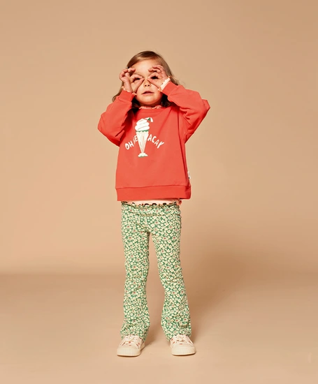Stains & Stories Flared Broek Bloemenprint