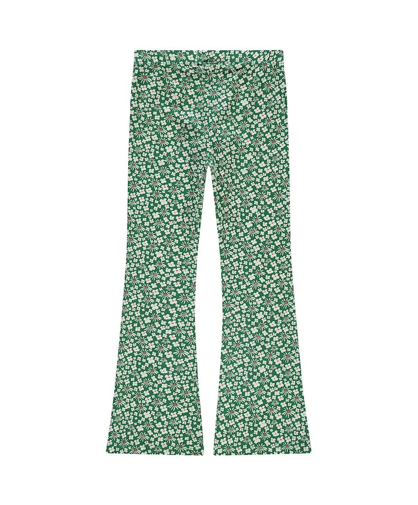 Stains & Stories Flared Broek Bloemenprint