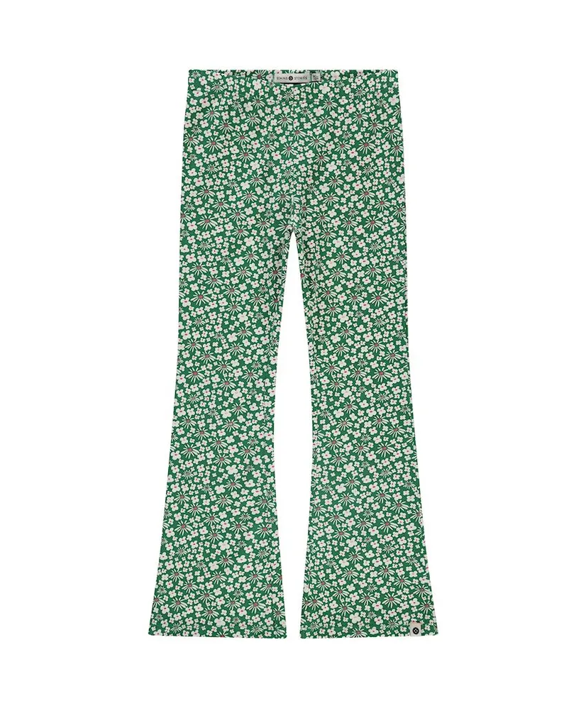 Stains & Stories Flared Broek Bloemenprint
