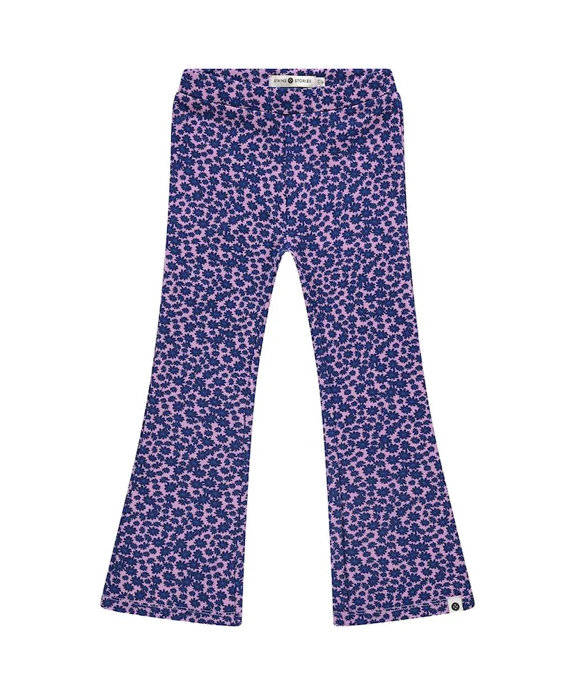 Stains & Stories Flared Broek Bloemenprint