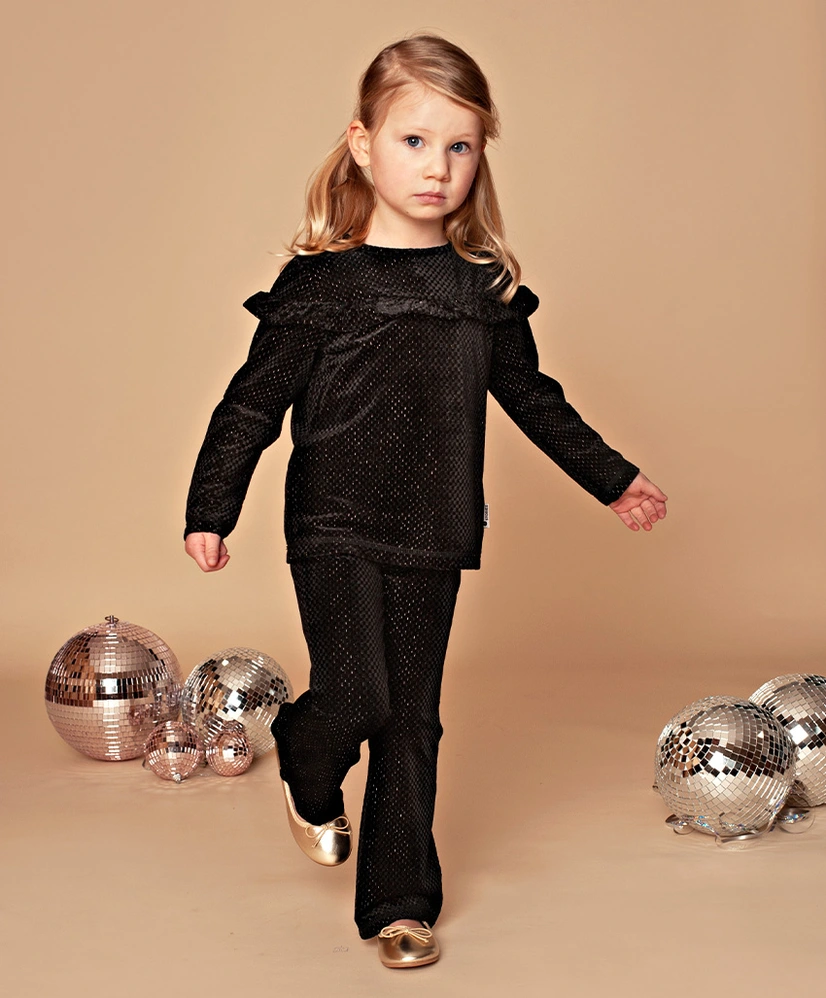 Stains & Stories Flared Broek Shine