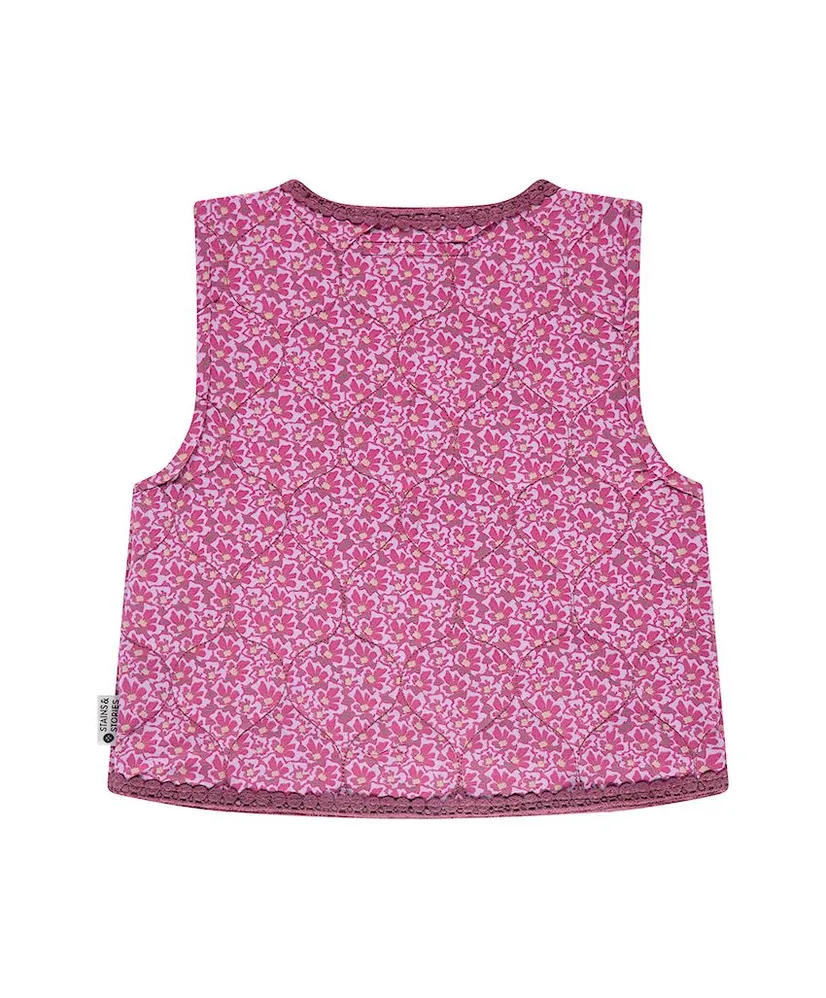 Stains & Stories Gilet Bloemenprint