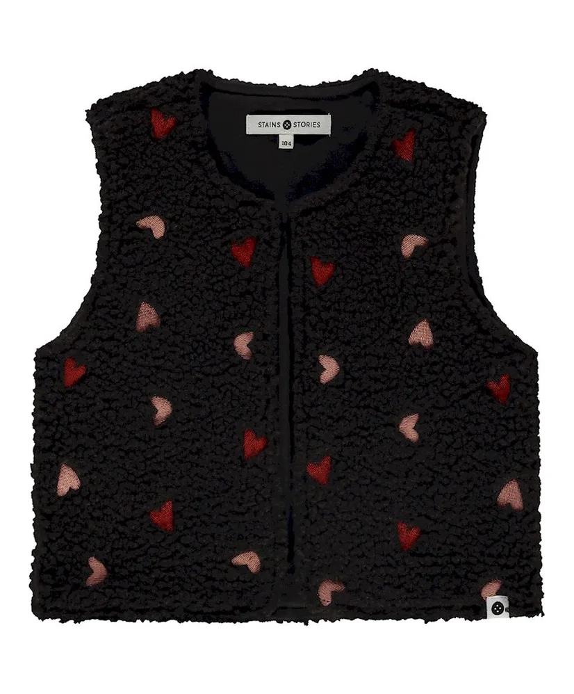 Stains & Stories Gilet Hartjes