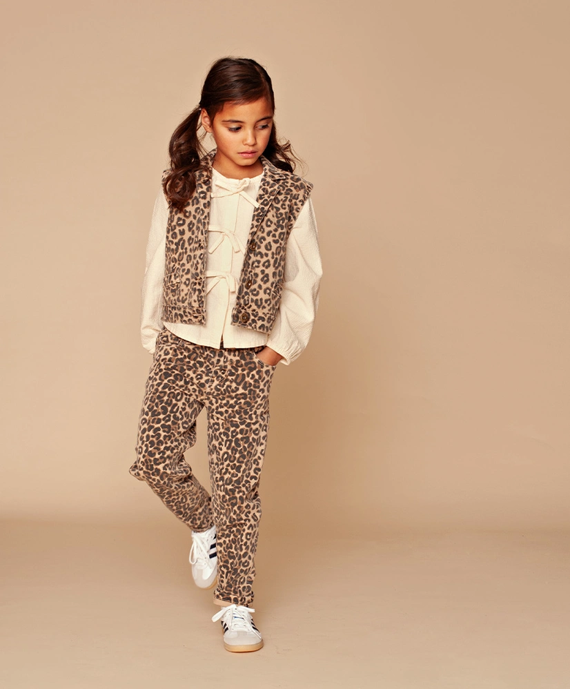 Stains & Stories Gilet Leopard