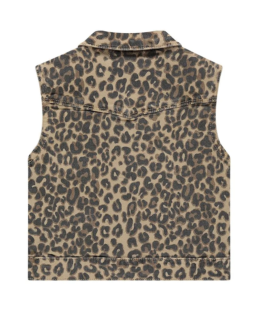 Stains & Stories Gilet Leopard