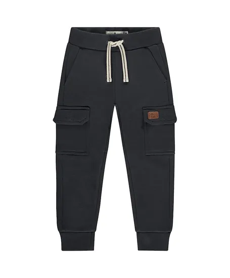 Stains & Stories Joggingbroek Cargo Effen