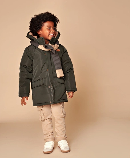 Stains & Stories Parka Jas Effen