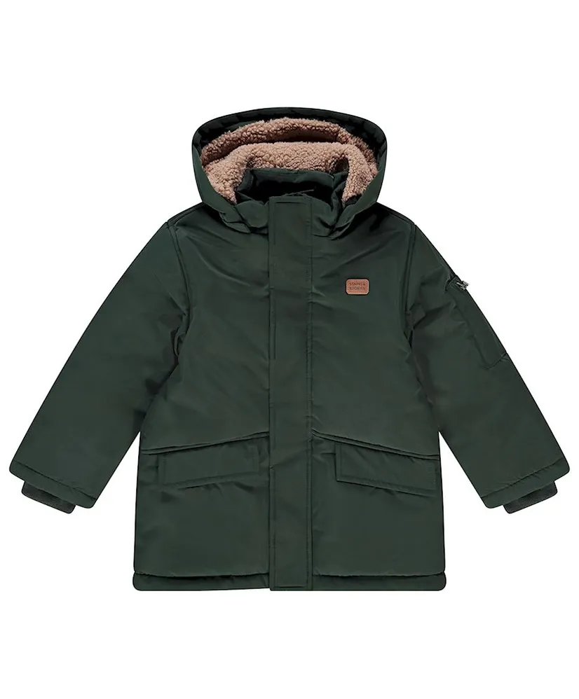 Stains & Stories Parka Jas Effen