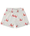 Stains & Stories Short Flamingo Print