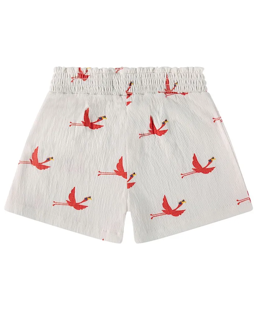 Stains & Stories Short Flamingo Print