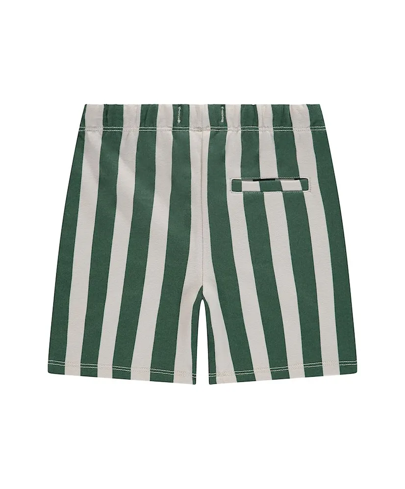 Stains & Stories Sweat Short Gestreept