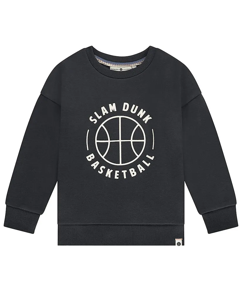 Stains & Stories Sweater Slam Dunk Basketball