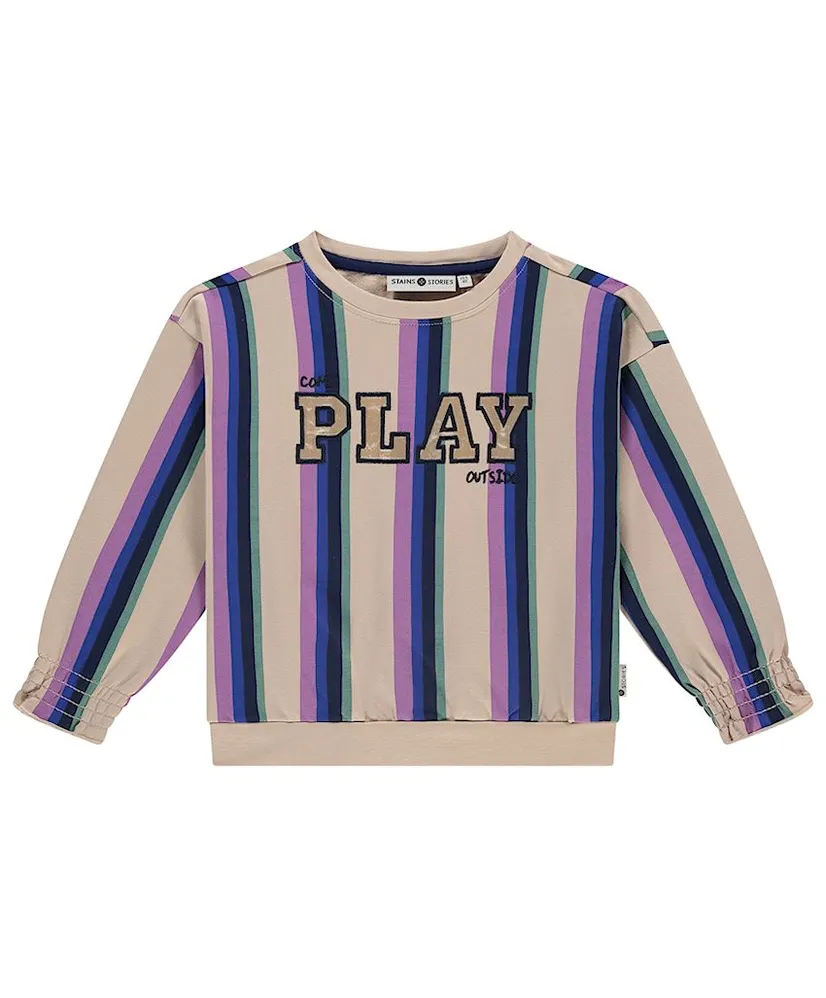Stains & Stories Sweatshirt Come Play Outside