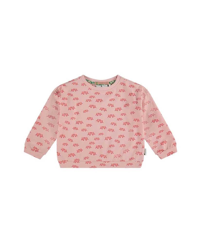 Stains & Stories Sweatshirt Hearts