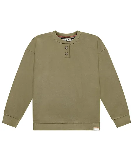 Stains & Stories Sweatshirt Knopen