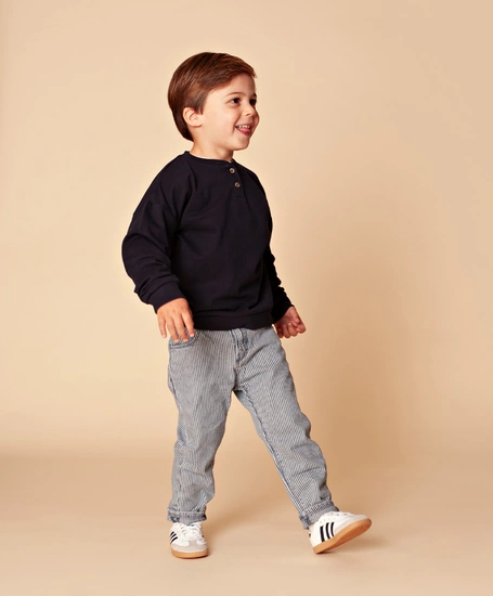 Stains & Stories Sweatshirt Knopen