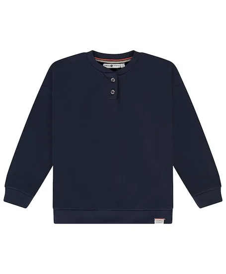 Stains & Stories Sweatshirt Knopen