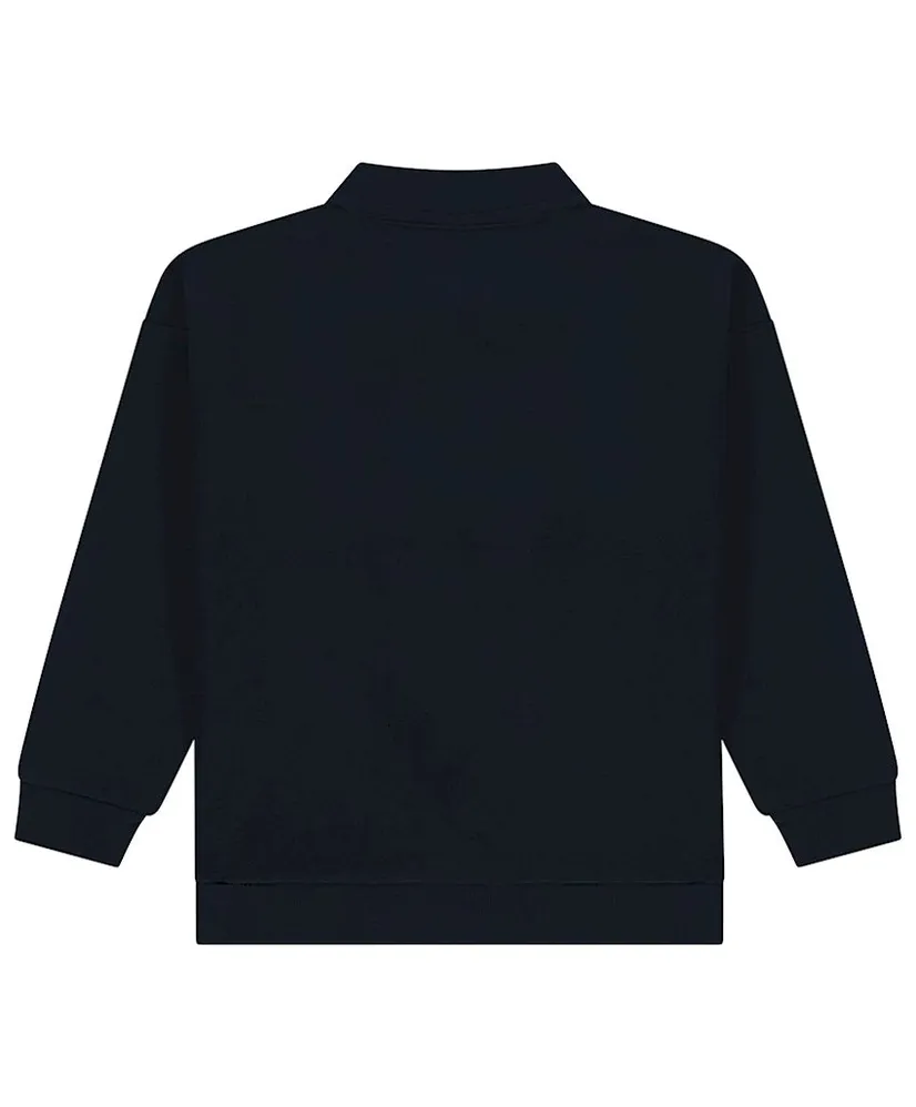 Stains & Stories Sweatshirt Polo Borstprint