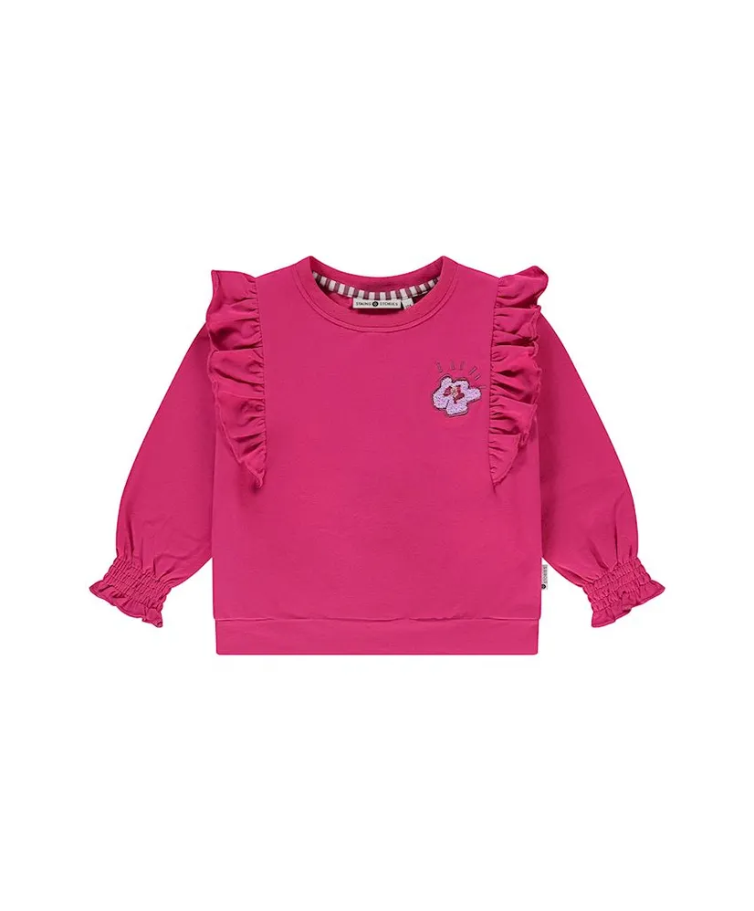 Stains & Stories Sweatshirt Ruffle