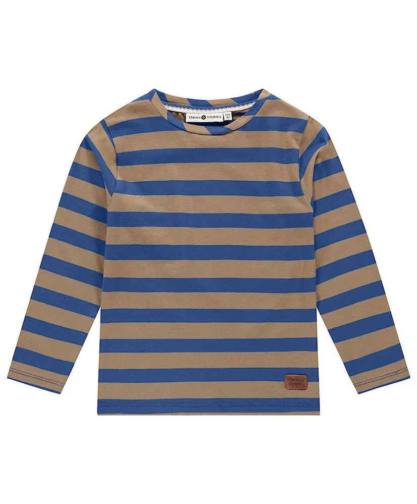 Stains & Stories T-shirt Gestreept
