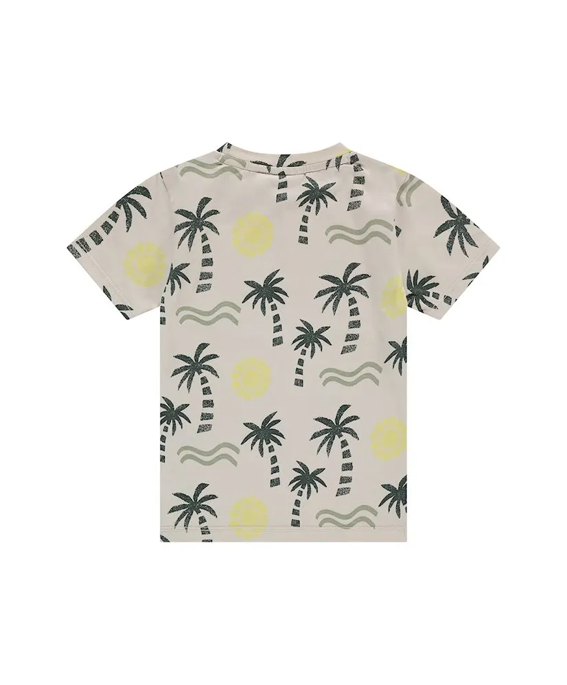 Stains & Stories T-shirt Palm Allover Print