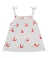 Stains & Stories Top Flamingo Print
