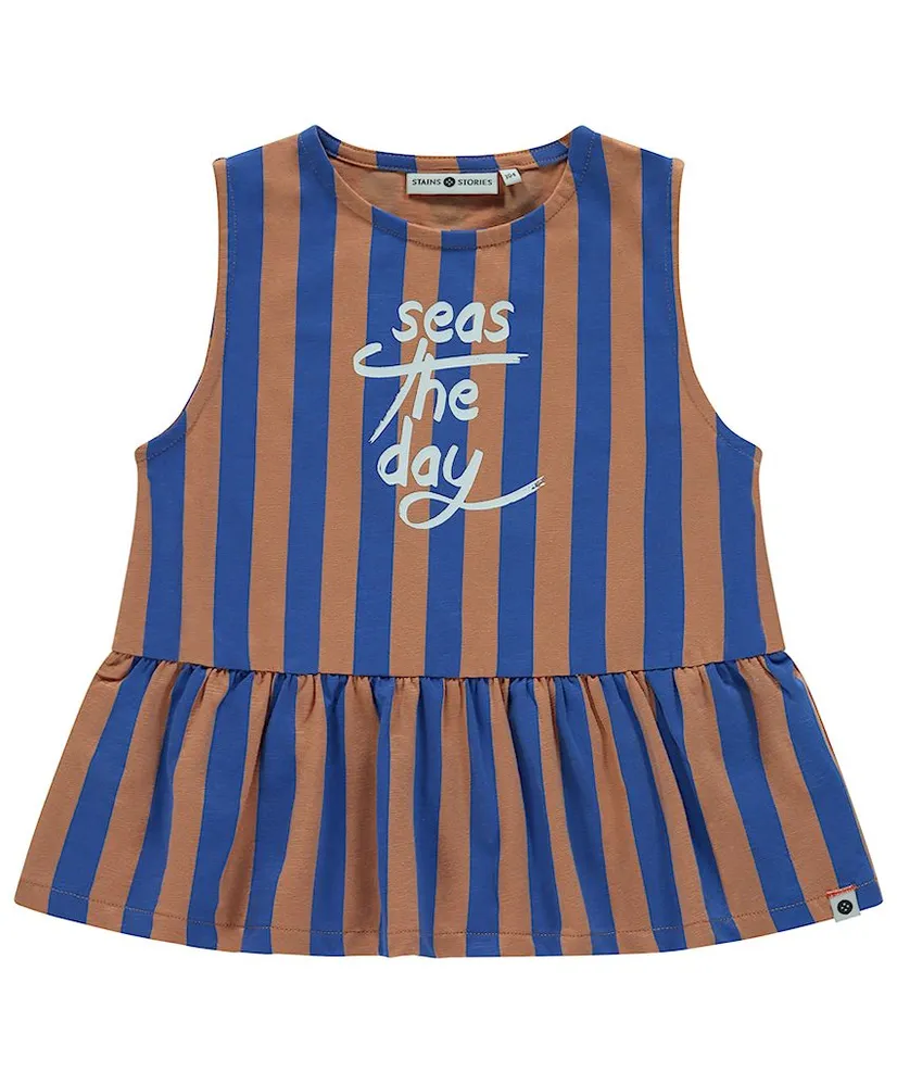 Stains & Stories Top Gestreept Seas The Day