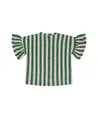 Stains & Stories Top Ruffle Gestreept