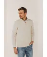 State of Art Half Zip Trui Effen