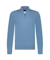 State of Art Half Zip Trui Effen