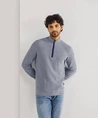 State of Art Half Zip Trui Effen