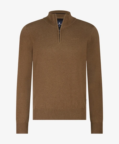 State of Art Half Zip Trui Effen