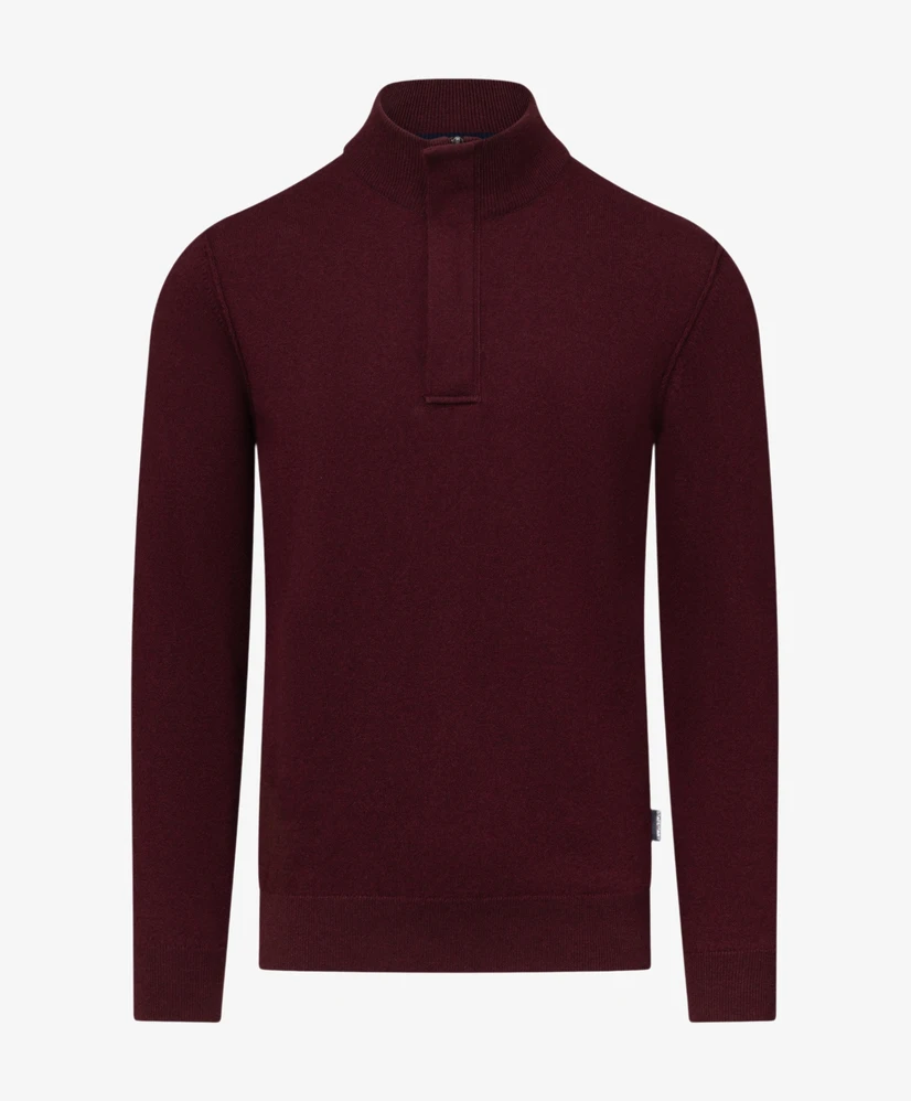 State of Art Half Zip Trui Effen