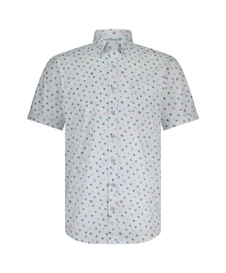 State of Art Overhemd Allover Print Regular Fit