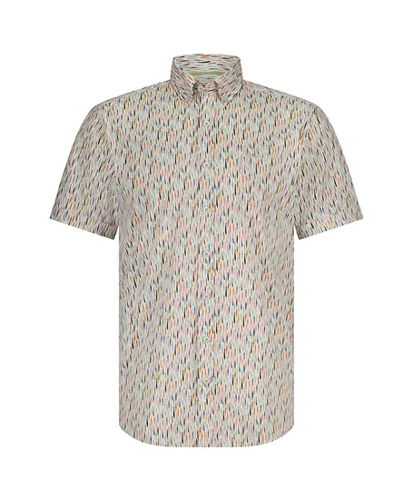 State of Art Overhemd Allover Print Regular Fit