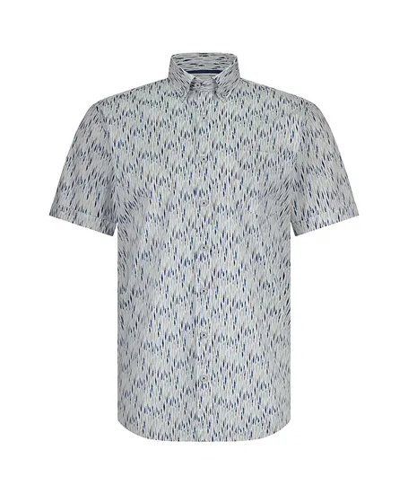 State of Art Overhemd Allover Print Regular Fit