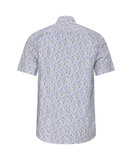 State of Art Overhemd Allover Print Regular Fit