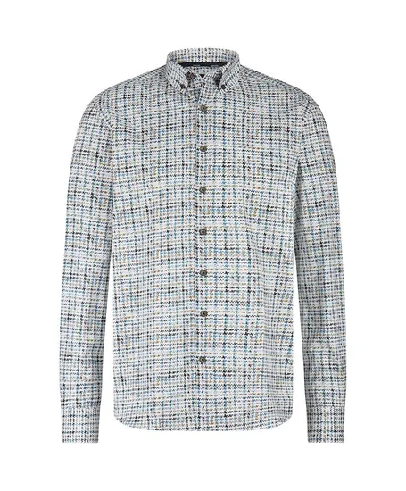 State of Art Overhemd Allover Print Regular Fit