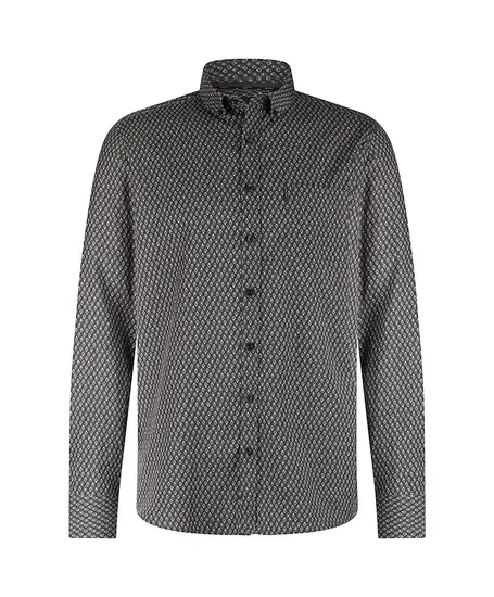 State of Art Overhemd Allover Print Regular Fit