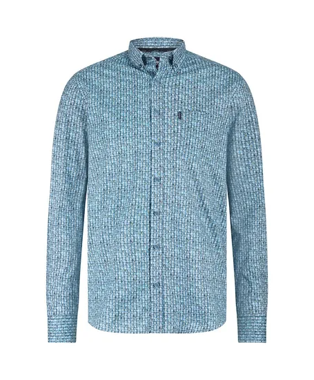 State of Art Overhemd Allover Print Regular Fit