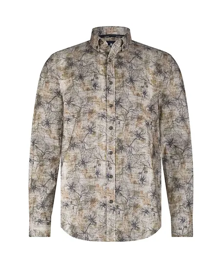 State of Art Overhemd Allover Print Regular Fit