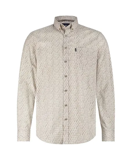 State of Art Overhemd Allover Print Regular Fit