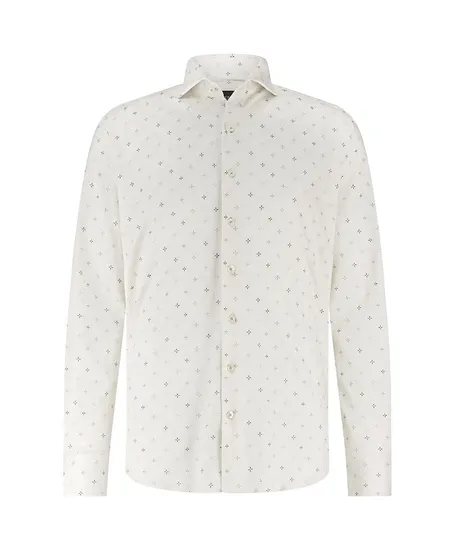 State of Art Overhemd Allover Print Regular Fit