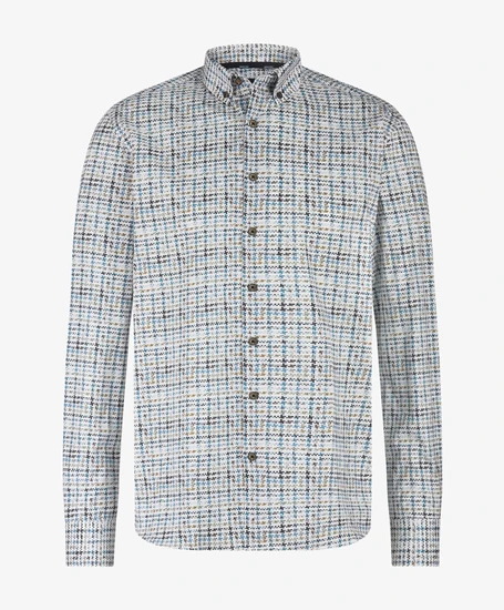 State of Art Overhemd Allover Print Regular Fit