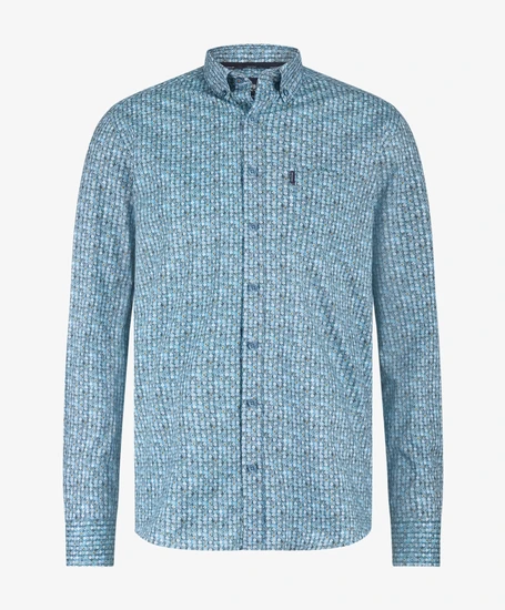 State of Art Overhemd Allover Print Regular Fit